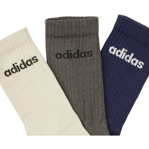 Adidas Linear Crew Socks Cushioned Socks 6 Pair Pack Vi&amp;scaron;ebojna Slike