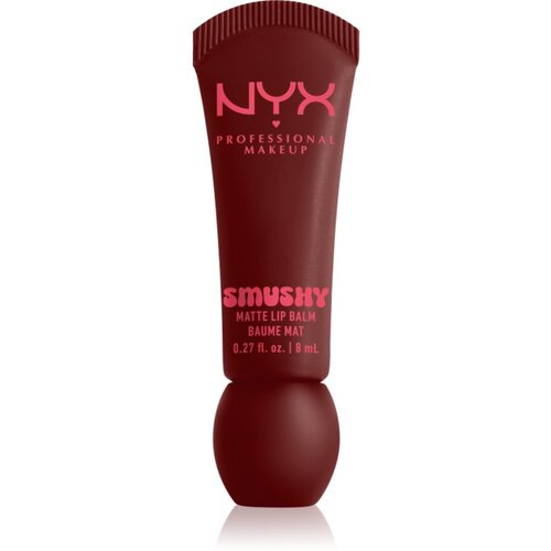 NYX Professional Makeup Smushy Matte Lip Balm balzam za usne s mat efektom nijansa Smudge Fudge 8 ml Slike