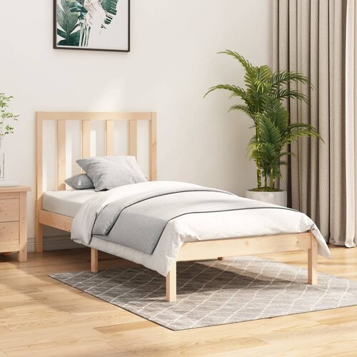 Furnova Posteljni okvir iz trdne borovine 90x200 cm, (21943684) Slike