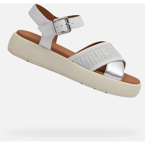 Geox White women's sandals Camalei - Women's Cijene