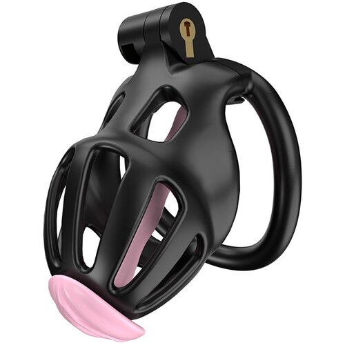 SuperLove Ultimate Chastity Cage Black Size S Slike