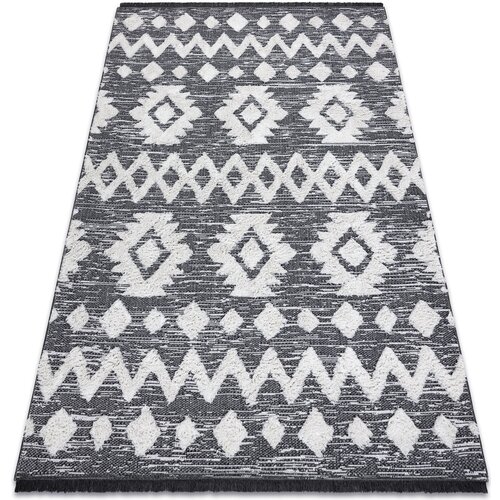 RugsX Preproge Preproga MOROC Cikcak 22319 Organski, EKO SISAL 155x220 cm Siva Cene
