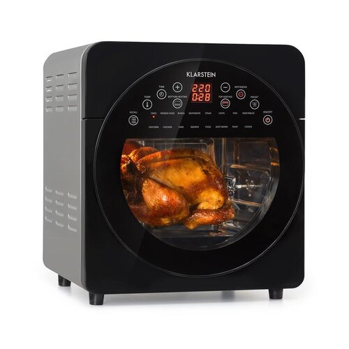 Klarstein AeroVital, easy touch, friteza na topli zrak, 1700W, 14L, 16 programa, crna Cijene