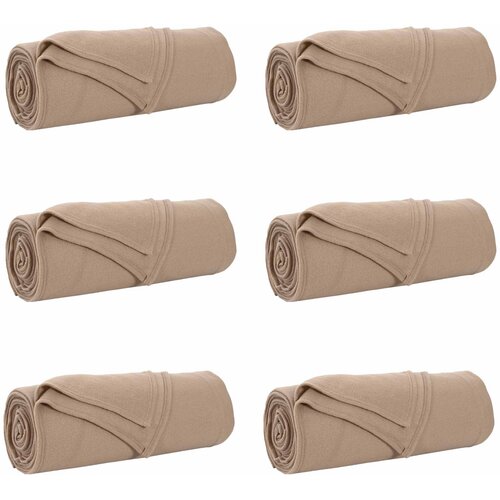  Pokrivači za bacanje 6 pcs Kamel 280 x 210 cm Runo Slike