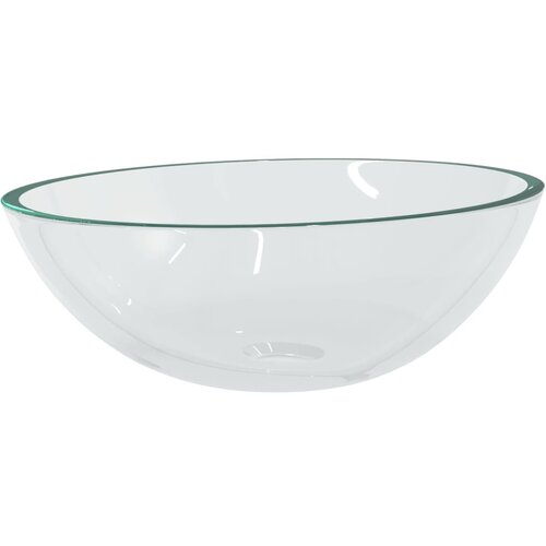 Maison Chic Stekleni Umivalnik - Kopalna umivalnik - Lavabo 50x37x14 cm prozoren, (21684783) Cene