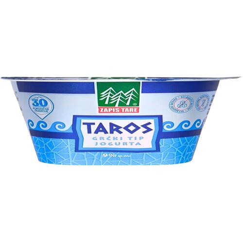 Zapis Tare Grčki jogurt Taros 9%mm 150g Slike
