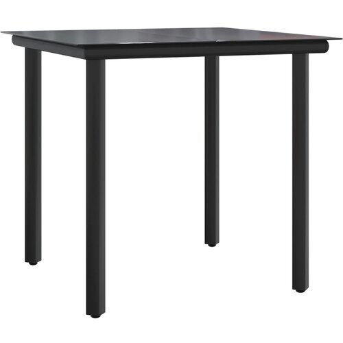  5-dijelni vrtni blagovaonski set od poliratana s jastucima bež Dužina stola 80 cm Slike