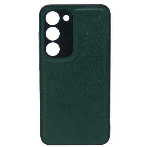  Maska za telefon LEATHER CASE za Samsung S23, Zelena Cene