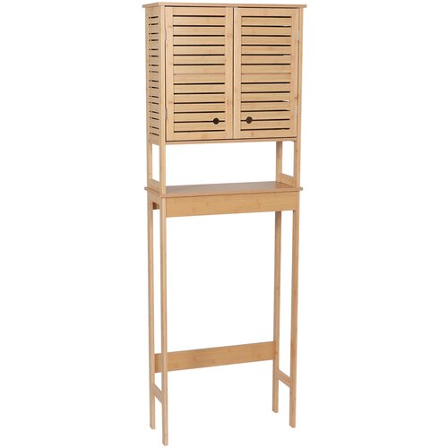 Tendance france TENDANCE KUPATILSKI ORMARIĆ SA 2 VRATA I POLICOM TRINIDAD 63X23X179CM MDF BAMBOO 9904764 Cene
