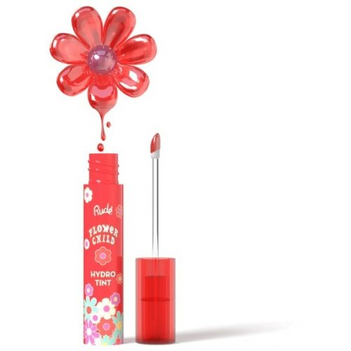Rude Cosmetics tečni hidratantni ruž za usne FLOWER CHILD Poppy 3g Slike