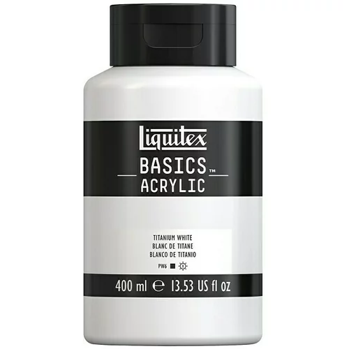LIQUITEX basics Akrilna boja (Titan bijelo, 400 ml, Boca)