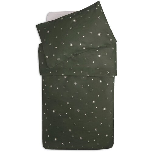 Jollein posteljina 2 djelna 100x140 stargaze leaf GREEN Cene