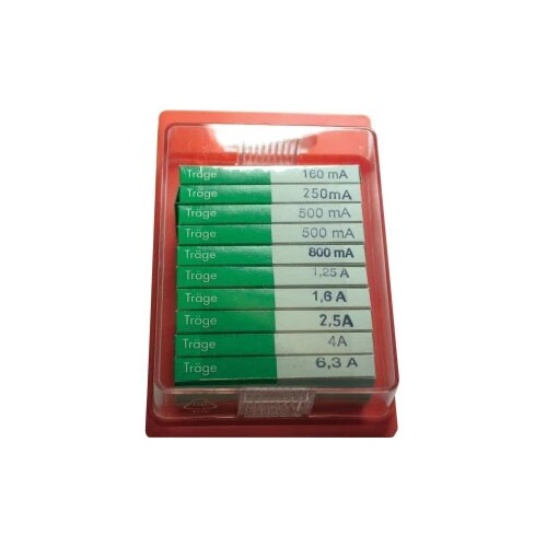 Eska komplet varovalk, počasne, 5 x 20 mm spor, sadržaj: 100 komada Cijene