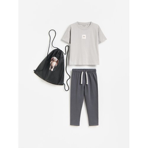 Reserved BABIES` T-SHIRT, TROUSERS &amp;amp; BAG - crno Slike
