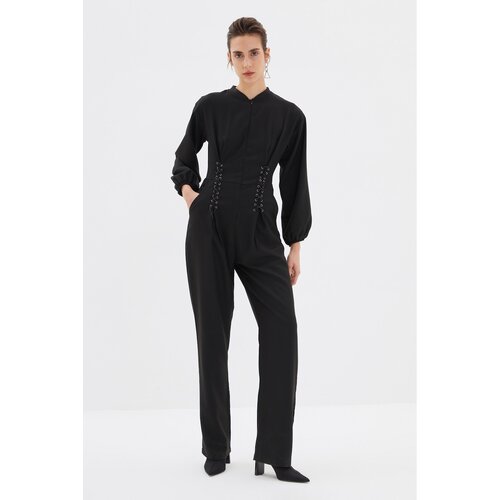 Trendyol black Waist Detailed Jumpsuit Slike