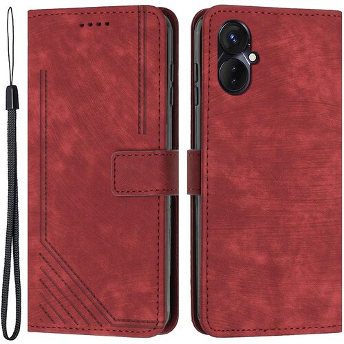 INORCO Za Realme 10 Pro 5G Wallet Phone Case Protipadni usnjeni ovitek za telefon s trakom, (22033636) Cene