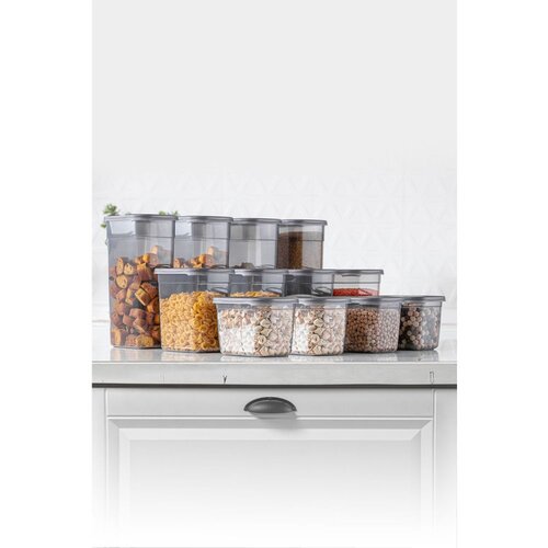 Hermia Concept Set kutija za pohranu (12 komada), Antracit, BNMPGGY12 Cijene