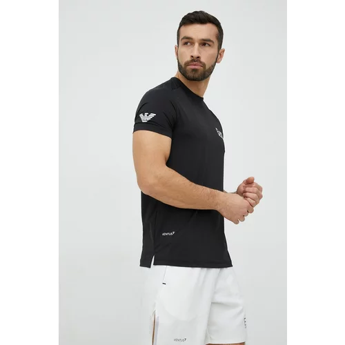 Ea7 Emporio Armani Kratka majica moški, črna barva