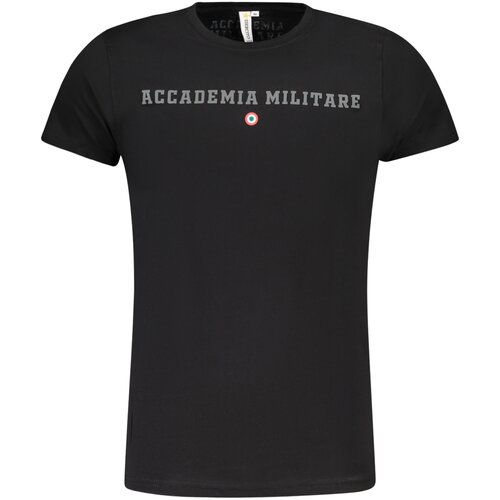 ACCADEMIA MILITARE MILITARY ACADEMY BLACK MEN&amp;amp;#39;S SHORT SLEEVE T-SHIRT Slike