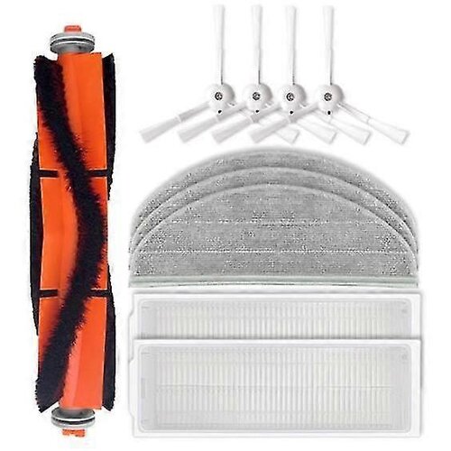 INORCO Združljivi nadomestni deli za Xiaomi Mi 2 Lite - Mi 2 Pro - sesalnik Mjstp Glavna krtača Filter zaslona Mop Pad Stranska krtača, (21851581) Slike