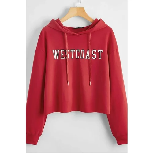 Madmext Sweatshirt - Red - Regular fit