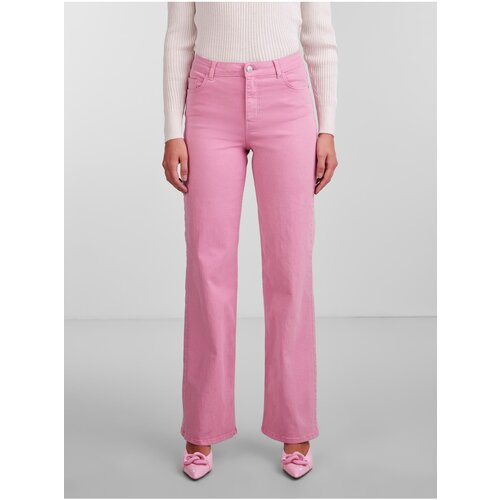 Pieces Pink Women Wide Jeans Peggy - Women Slike