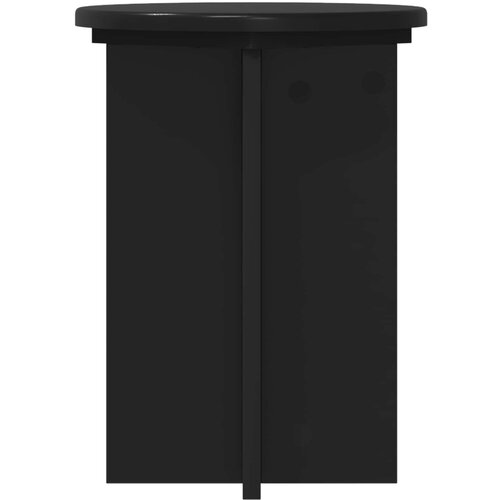  Stalak za biljke 2 pcs Crna &amp;Oslash;29,5 x 40 cm Konstruirano drvo Slike