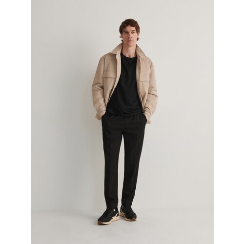 Reserved jogger hlače slim - črna Slike