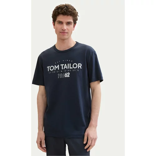 Tom Tailor Majica 1041871 Mornarsko modra Regular Fit