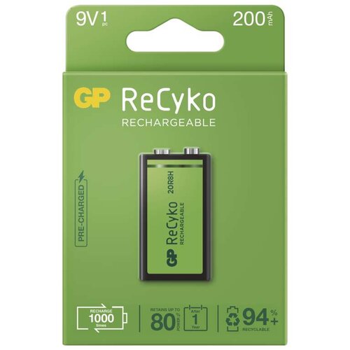 GP Batteries 9V (8,4) 200 mAh Ni-Mh polnilna GP baterija, (21780890) Slike