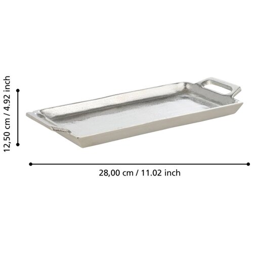 Eglo 427009 - dekorativni pladanj savant 12,5x28,5 cm hrom Slike