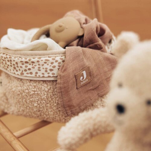 Jollein hi&amp;scaron;na brisača 75x75cm teddy bear multicolor 534-836-66095 Slike
