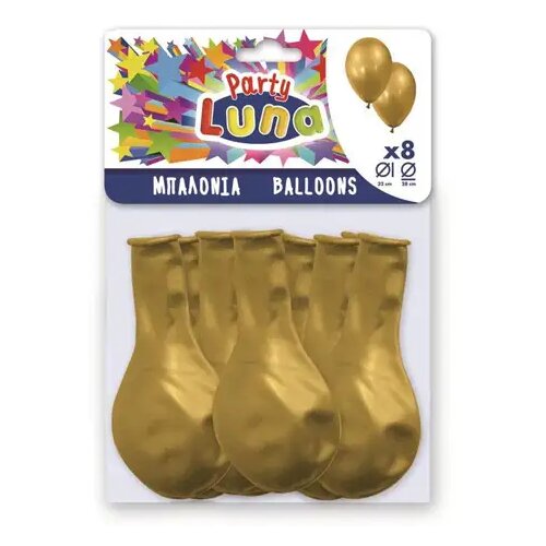 Luna Set zlatnih party balona set od 8kom Cene