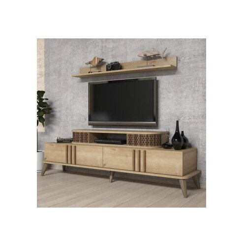 Woody Fashion TV komoda Eylul Hrast Slike