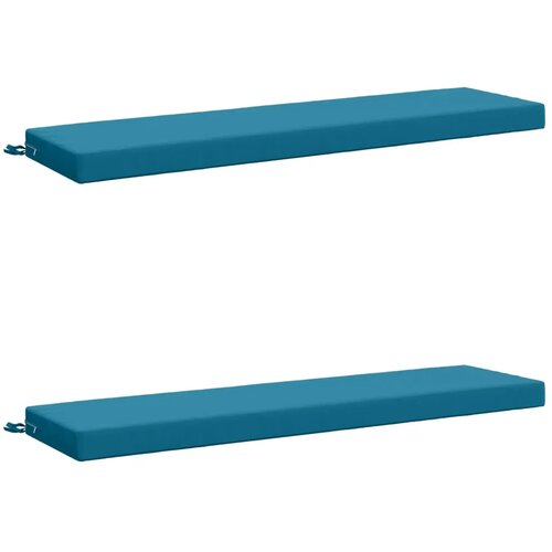  Jastučići za klupe - 2 dijela SOEST 2 kom. 100% poliester - Svjetloplava 160 x 40 x 8 cm Poliester Cijene