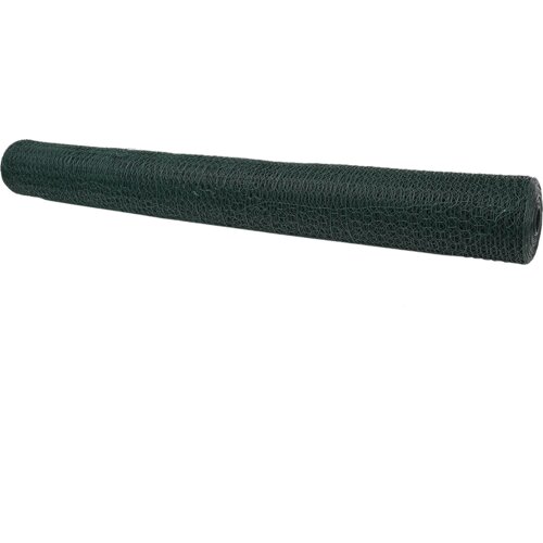 vidaXL Hexagonalna ograja Zelena 1.4x25 m Jeklo Cene