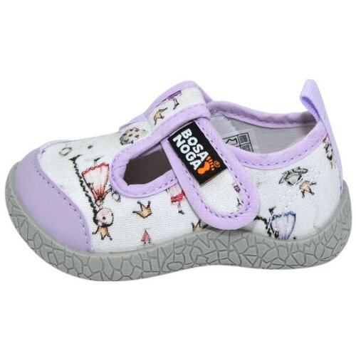 Bosa Noga copat 4554- PRINCESS barefoot D beige/purple 20 Cene
