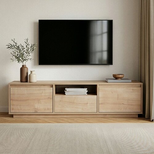 Kalune Design tv polica sentinel sapphire oak Slike
