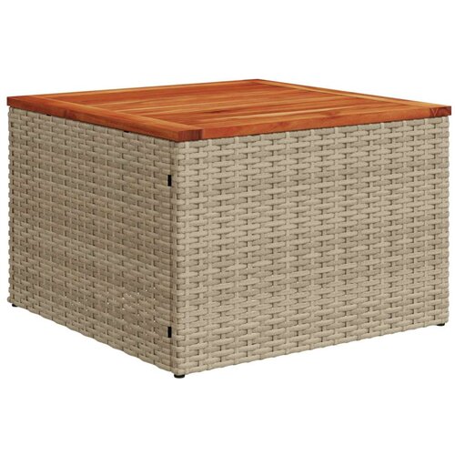 vidaXL set od 6 komada vrtnih sofa s jastucima bež poli ratan Cene