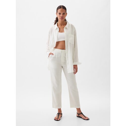 GAP Linen trousers high rise - Ladies Slike