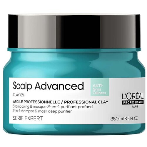 L´Oréal Paris Serie Expert Scalp Advanced Anti-Oiliness 2-in-1 Deep Purifier Clay Cene