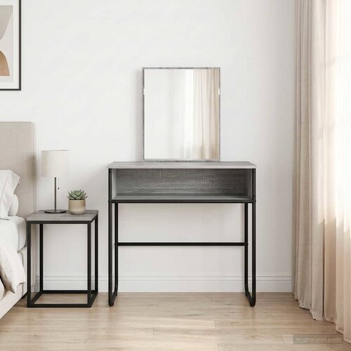  Toaletni stol Siva Sonoma 81 x 40 x 131 cm Konstruirano drvo Slike