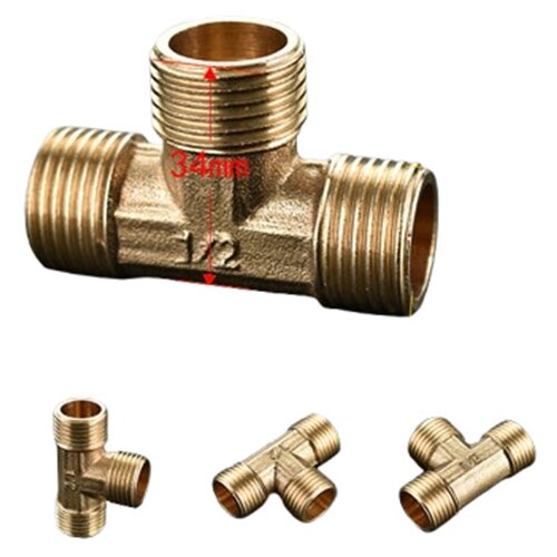 INF Baker T-kos 1/2" barb x 1/2" NPT m x 1/2" barb, protikorozijski, (5000290978) Cene
