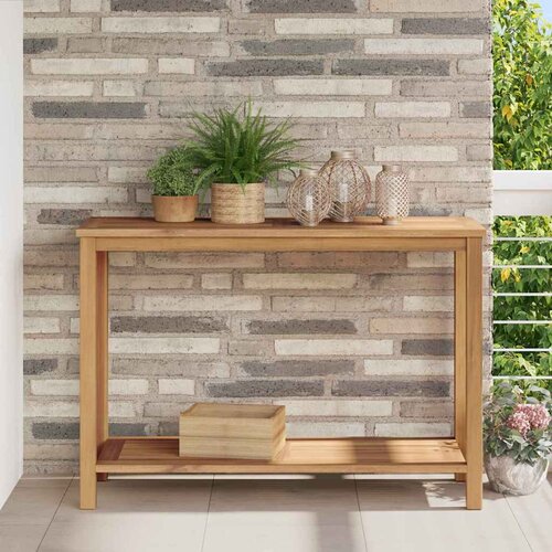  Konzolna stolica Smeđa 110 x 40 x 75 cm Čvrsto teak drvo Cene