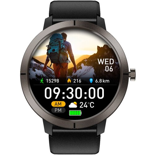 INF gps pametna ura z večsatelitskim pozicioniranjem, zaslonom amoled in bluetooth klicem black, (5000090748) Cene