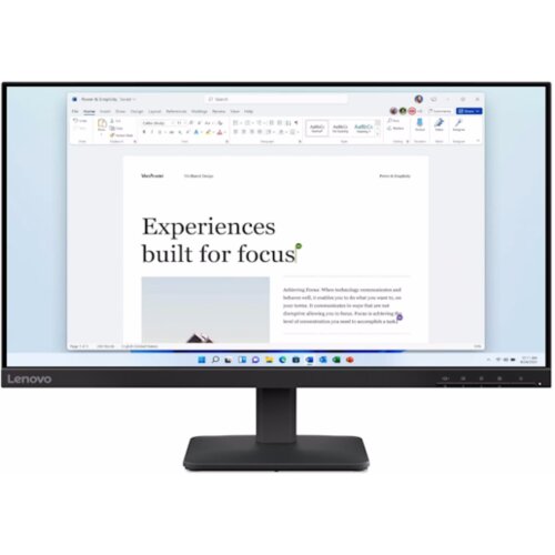 Lenovo L24-4e computer monitor 60.5 cm (23.8) 1920 x 1080 pixels Full HD LCD Black Cene