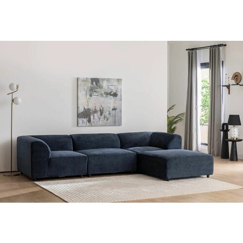 Atelier Del Sofa alpha right - navy blue navy blue corner sofa Slike