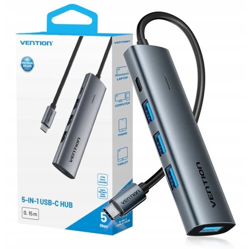 Vention Hub 5v1 USB-C 3.0 0.15m Cijene