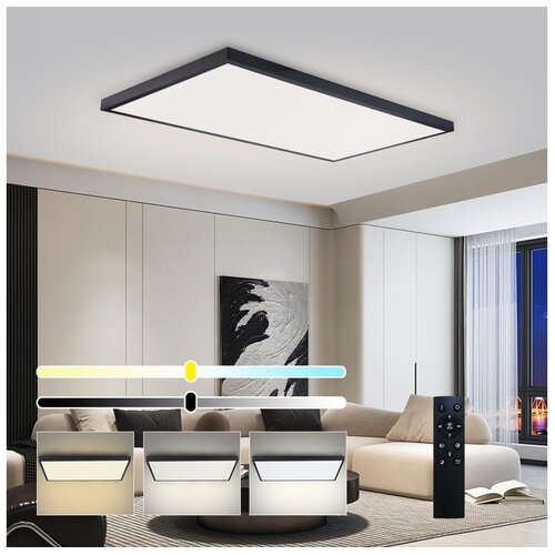  Brilagi-LED prigu&scaron;iva kupatilska lampa FRAME SMART LED/96W/230V IP44 crna+daljinski upravljač Cene