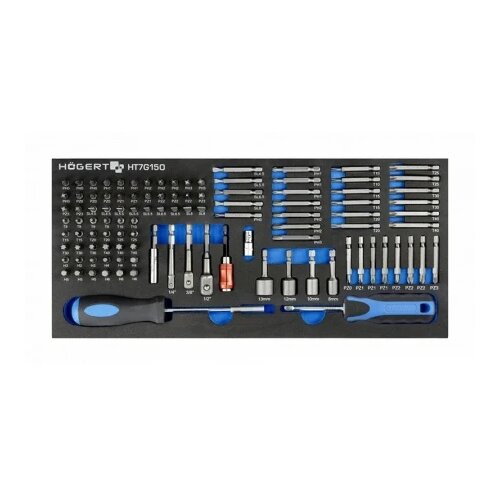 Hogert HT7G150 organizator eva set alata, 107 komada ( HT7G150 ) Cene